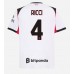 AC Milan Samuele Ricci #4 Bortedrakt 2025-26 Korte ermer